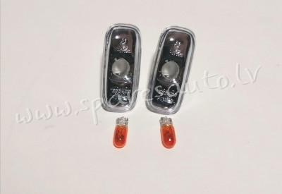 132319DE - OE: 4E0949127 set, white, cristal, L+R - Spārna Pagrieziena Rādītājs - AUDI A6  C5 (1997- Rīga - foto 1