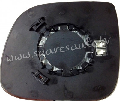 SVWM1030EL - 'OEM: 7E1857521J' heated, chromed glass, ASPHERICAL, mounting diameter: 84 mm L - Spogu Rīga - foto 1