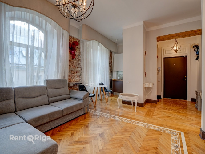 Izīrē skaistu, modernu un pilnībā mēbelētu dzīvokli Rīgas Vecpilsētas sirdī.  Dzīvoklis ir bagāts ar Рига - изображение 12