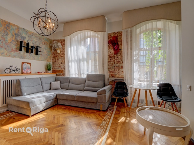 Izīrē skaistu, modernu un pilnībā mēbelētu dzīvokli Rīgas Vecpilsētas sirdī.  Dzīvoklis ir bagāts ar Рига - изображение 10