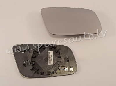 1327555E - OE 8D1857536 heated, convex, chromed, big R - Spoguļa Stikls Ar Pamatni - AUDI A6  C5 (19 Rīga - foto 1