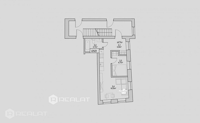Pārdod dzīvokli dzīvošanai vai izīrēšanai. Pilnībā aprīkots un labiekārtots ar 7% Rīga - foto 11