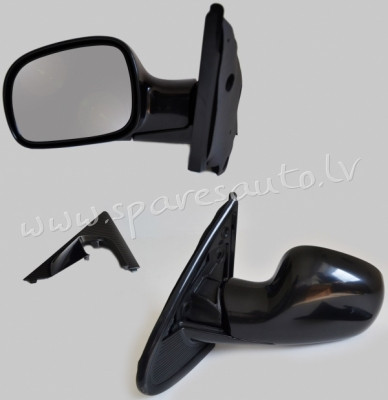 VCRM1001AL - 'OEM: 4894411AA' EDA PARTS, mechanical, chromed glass, FLAT, straight L - Sānskata Spog Рига - изображение 1