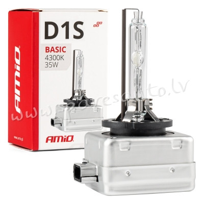 2942 - D1S AMIO Xenon bulb D1S 35W 4300K BASIC - Ksenona Spuldzite D Sērija - UNSORTED XENON BULBS Rīga - foto 1