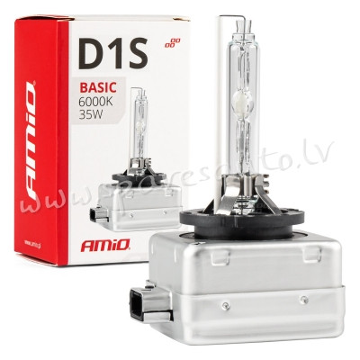 2943 - D1S AMIO Xenon bulb D1S 35W 6000K BASIC - Ksenona Spuldzite D Sērija - UNSORTED XENON BULBS Rīga - foto 1