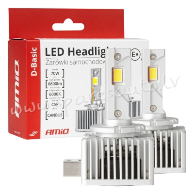 3626 - D1S LED AMIO Headlights D-Basic series D1S/D1R 2pcs/set - Spuldzite Led D Series - UNSORTED L Рига - изображение 1