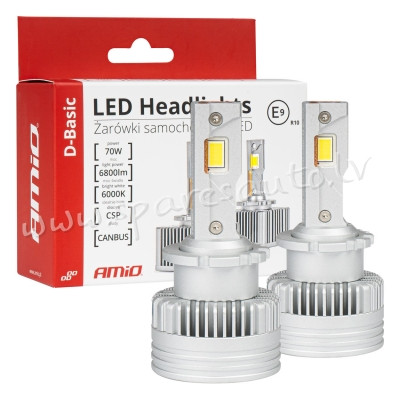 3627 - D2S LED AMIO Headlights D-Basic series D2S/D2R 2pcs/set - Spuldzite Led D Series - UNSORTED L Рига - изображение 1