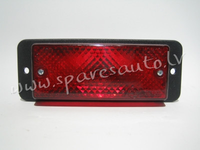 2950971E - FOG LAMP, square 136x51x68mm,12/24V,red,ECE - Aizmugurējais Lukturis - UNSORTED UNIVERSĀL Rīga - foto 1