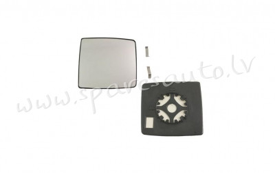 5556548M - 6401421; 6428768 convex, chrome, View Max 02-> L - Spoguļa Stikls Ar Pamatni - OPEL COMBO Рига - изображение 1