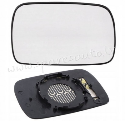 9524551E - 6N1857522A, 6N1857522B heated, convex, chrome R - Spoguļa Stikls Ar Pamatni - VW POLO CLA Рига - изображение 1