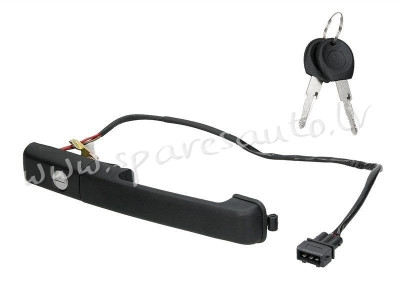 9546Z-45 - 357.837.207 front, w/central lock  (w/o lock) R - Durvju Rokturi - VW PASSAT  B3 (1988-19 Рига - изображение 1