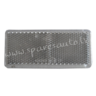 9900976E - balts 89x40mm - Aizmugures Atstarotājs - UNSORTED UNIVERSĀLIE LUKTURI Rīga - foto 1