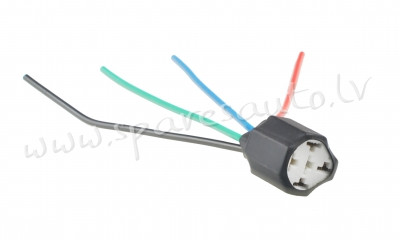 GN016 - Relay 4PIN Socket - ceramic - Elektrība - UNSORTED LED SET Рига - изображение 1