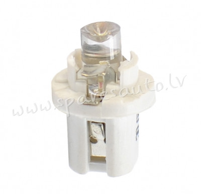 L904W - L904W - LED L904W - B8.5D 24V Concave White - Gaismas Diožu - UNSORTED LED BULBS Rīga - foto 1
