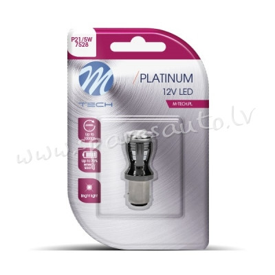 LB821R-01B - Blister 1x Diode LED L821R - BAY15d 14x2835SMD CANBUS Red 12-24V - Gaismas Diožu - UNSO Рига - изображение 1