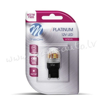 LB828W-01B - Blister 1x LED L828W - T20 single beam 15x2835SMD CANBUS 12-24V White - Gaismas Diožu - Rīga - foto 1