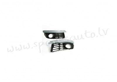 PVW99069GAL - Euro type, w/o fog lamp holes, w/chrome moulding
 L - Reste Bamperā - VW GOLF V VARIAN Rīga - foto 1