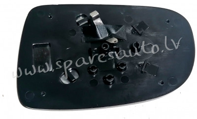 SOPM1008CR - convex, chrome, 00->06 R - Spoguļa Stikls Ar Pamatni - OPEL CORSA  C (2000-2003) Rīga - foto 1