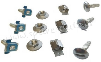 ZPS2351 - OE: 6936C9; 698403; 703016; 703018 - Plastmasas Turētāji Komplekts - UNSORTED PLASTMASAS T Rīga - foto 1