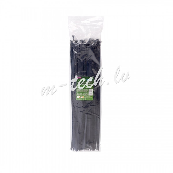 CTB-5X400 - ROAD-TEQ Nylon Cable Ties. size: 4.8x400mm. 100 pcs. black. Rīga - foto 1