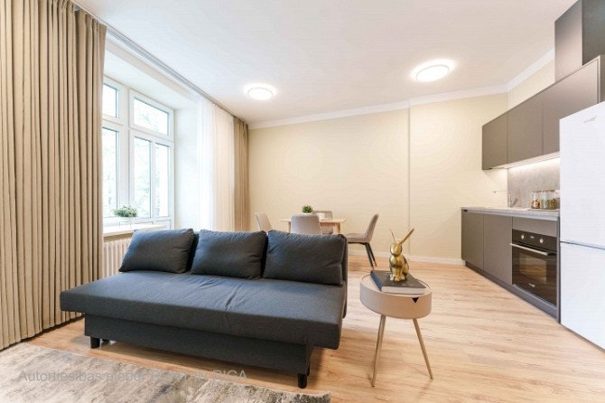 Jauns Studio dzīvoklis Rīgas Centrā ar Superīgu balkonu!  Dzīvoklis ietver dzīvojamo istabu, Rīga - foto 11