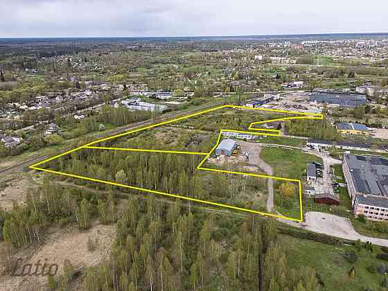 Piedāvājumā apbūves gabals Jelgavas rūpnieciskajā zonā, kas ir piemērota vieta ražošanas, loģistikas Елгава и Елгавский край