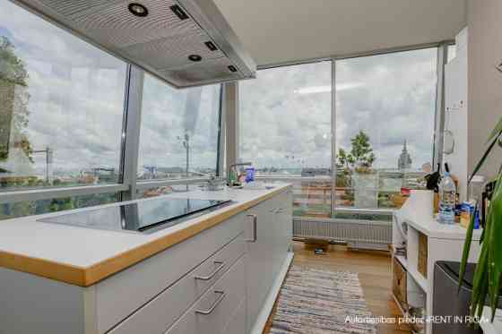 Apartment with one of the most fantastic terraces in Riga!  The apartment is on the 6th and 7th floo Rīga