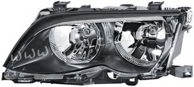 ZBM111072L - 'OEM: 63 12 6 910 955' SDN/Touring, with motor for headlamp levelling, Black, H7/H7, W5 Рига - изображение 1