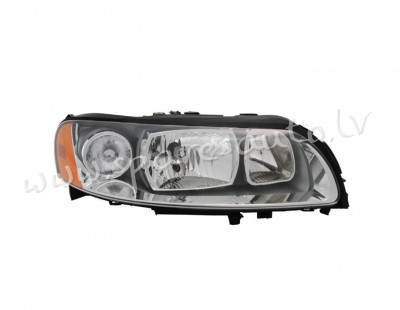 ZVV1121L - 'OEM: 30698825' TYC, (04-09), without motor for headlamp levelling, Black, H7/H9, ECE L - Rīga - foto 1