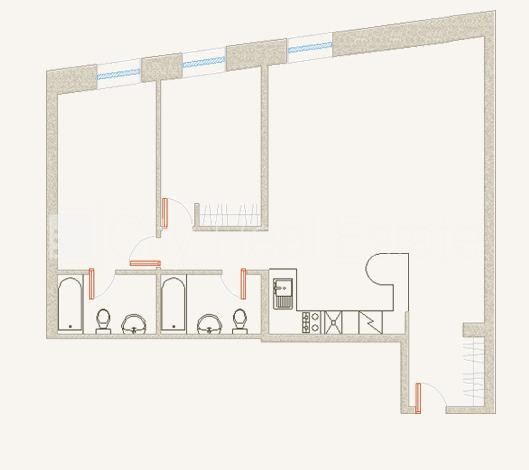Проект - Kalpaka Residence, фасадный дом, реновированный дом, объект охраняет физическая Рига - изображение 15