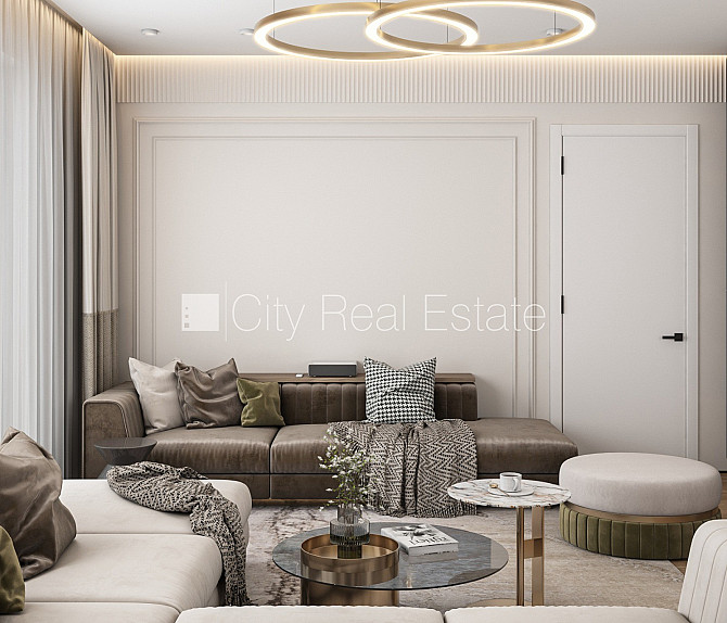 Проект - Tal Residence, земля в собственности, рядный дом, монолитные бетонные стены, на Рига - изображение 4