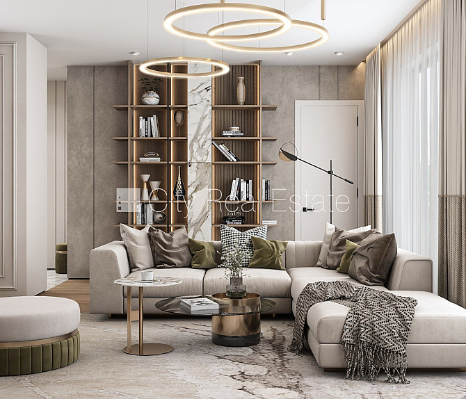 Проект - Tal Residence, земля в собственности, рядный дом, монолитные бетонные стены, на Рига - изображение 2