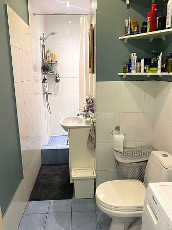 Jaunceltne, ir lifts, logi vērsti uz parka pusi, guļamistabu skaits 1 gab., studio tipa, virtuve Rīga - foto 9