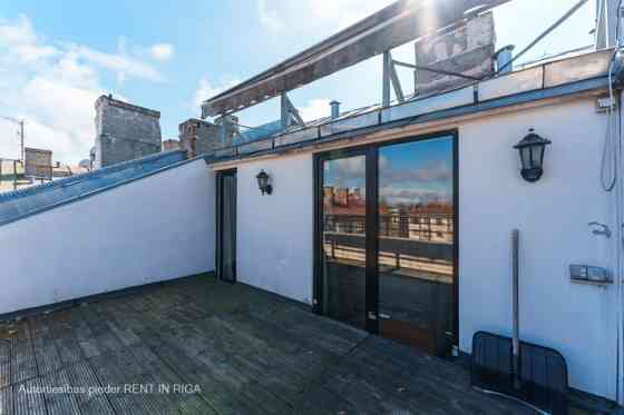 Two-Storey Apartment with a Terrace at the Corner of Kr.Valdemāra and Zaubes Street  Located on the  Rīga