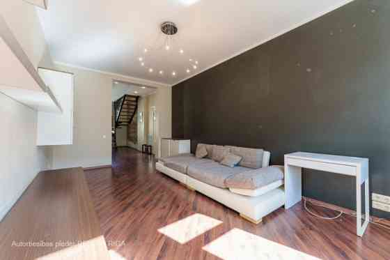 Two-Storey Apartment with a Terrace at the Corner of Kr.Valdemāra and Zaubes Street  Located on the  Rīga