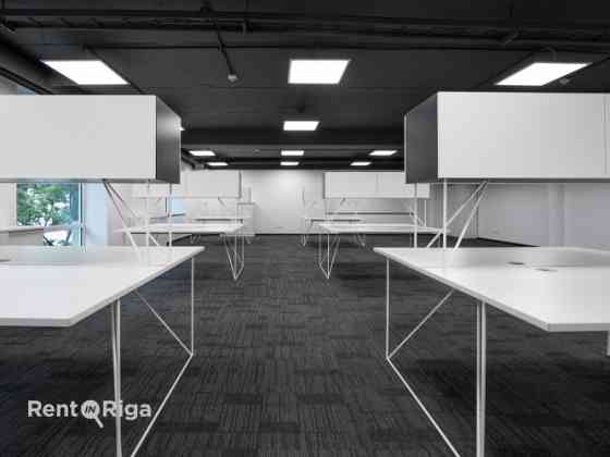 Furnished open-plan office in a newly built office building in the Quiet Centre.  The space features Rīga
