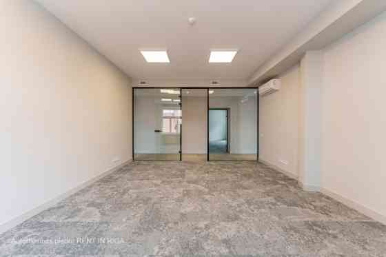 Modern office with 5 free parking spaces.  The office has just been renovated.  It is located on the Rīga