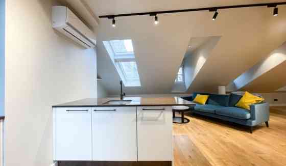 Furnished two-room apartment in a new project on Cēsu street.  The apartment is located on the 4th f Rīga