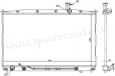 RA67506Q - 'OEM: 253100 W000' MT/AT, EDA Cooling - Radiators - HYUNDAI SANTAFE (2007-2009) Рига - изображение 1