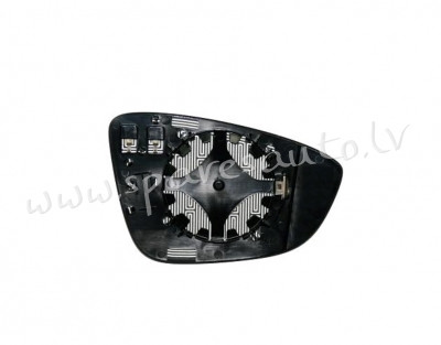 SVWM1051EL - 'OEM: 3C8857521' EDA PARTS, heated, chromed glass, ASPHERICAL L - Spoguļa Stikls Ar Pam Рига - изображение 1