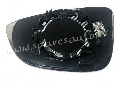 SVWM1051ER - 'OEM: 3C8857522' EDA PARTS, heated, chromed glass, CONVEX R - Spoguļa Stikls Ar Pamatni Рига - изображение 1