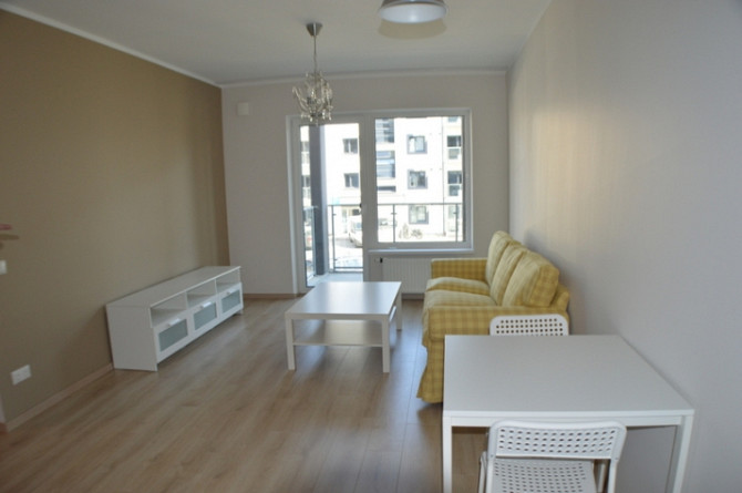 For rent new, modern studio apartment in a new house  + new furniture and home appliances + balcony  Рига - изображение 1