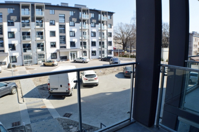 For rent new, modern studio apartment in a new house  + new furniture and home appliances + balcony  Рига - изображение 8