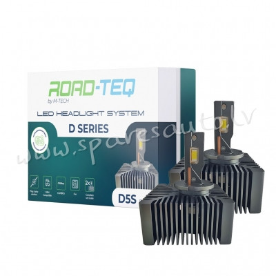 LZND5S - D5S ROAD-TEQ D5S LED - Plug'Play - 2pcs/set - Spuldzite Led D Series - UNSORTED LED SET Rīga - foto 1