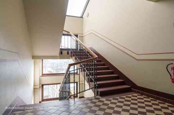 Two-Room Apartment in a New Development on Miera Street 61  Layout: a living room combined with a ki Rīga