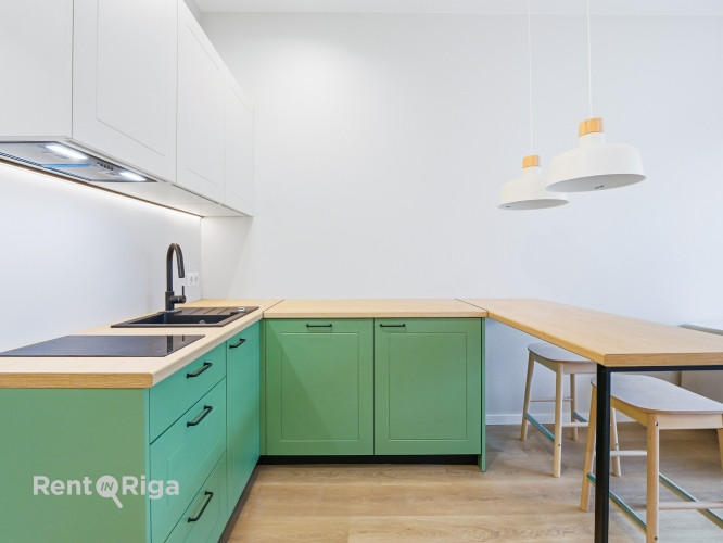 Elegants un kvalitatīvi izveidots dzīvoklis vienā no visstraujāk attīstošajām Rīgas centra Rīga - foto 15