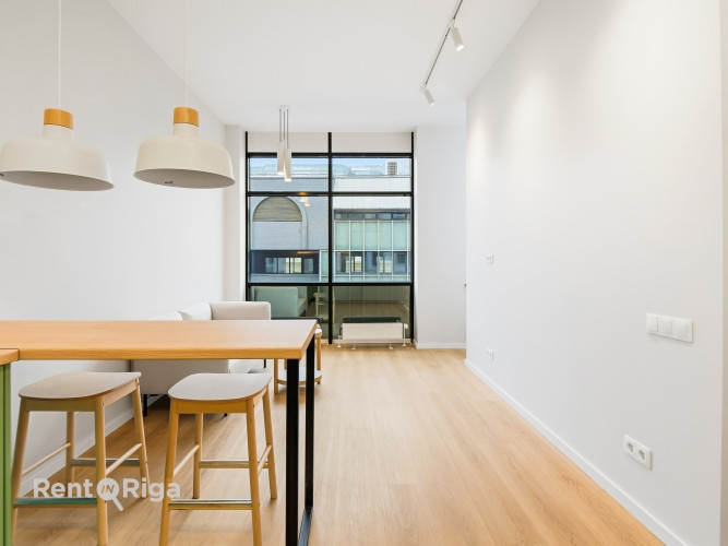 Elegants un kvalitatīvi izveidots dzīvoklis vienā no visstraujāk attīstošajām Rīgas centra Rīga - foto 12