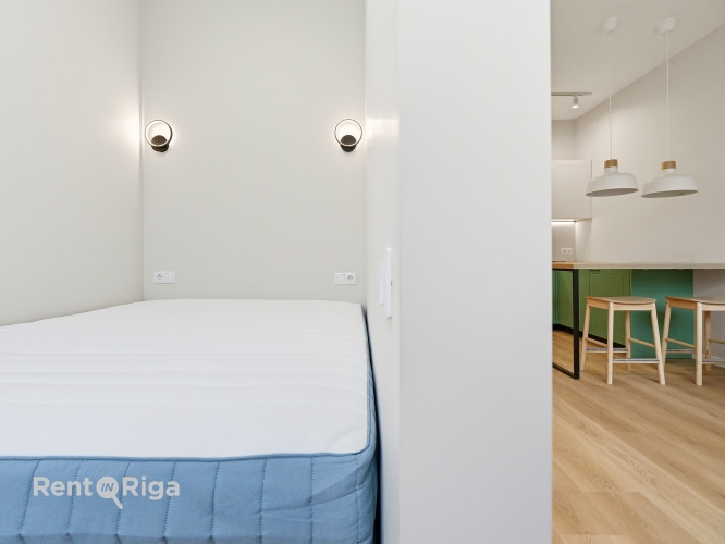 Elegants un kvalitatīvi izveidots dzīvoklis vienā no visstraujāk attīstošajām Rīgas centra Rīga - foto 19