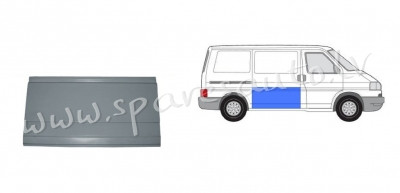 PVW88006AR -  higher model, loading doors, repair part, side doors R - Durvju Dzelzis - VW TRANSPORT Rīga - foto 1