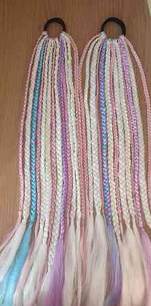 Bizītes uz Matu Gumijas/Braids on Hair Band/Косички на Резинке Rīga